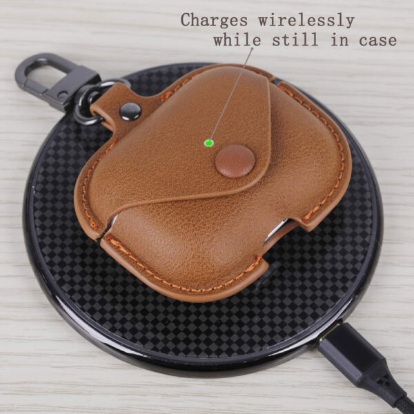 Leather Pull String Headphone Apple Case  Air Pods Pro 2 - Image 4