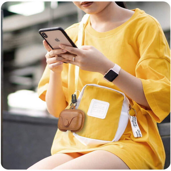 Leather Pull String Headphone Apple Case  Air Pods Pro 2 - Image 6